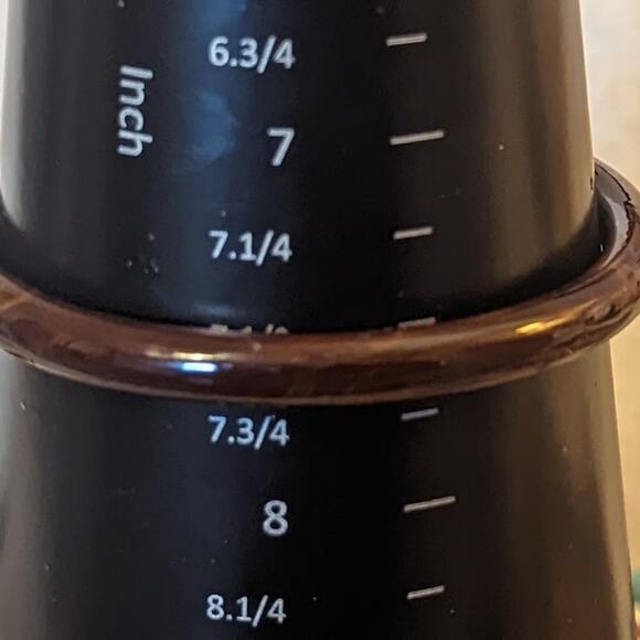 Brown Glass Bangle Bracelet - Picture 4 of 4